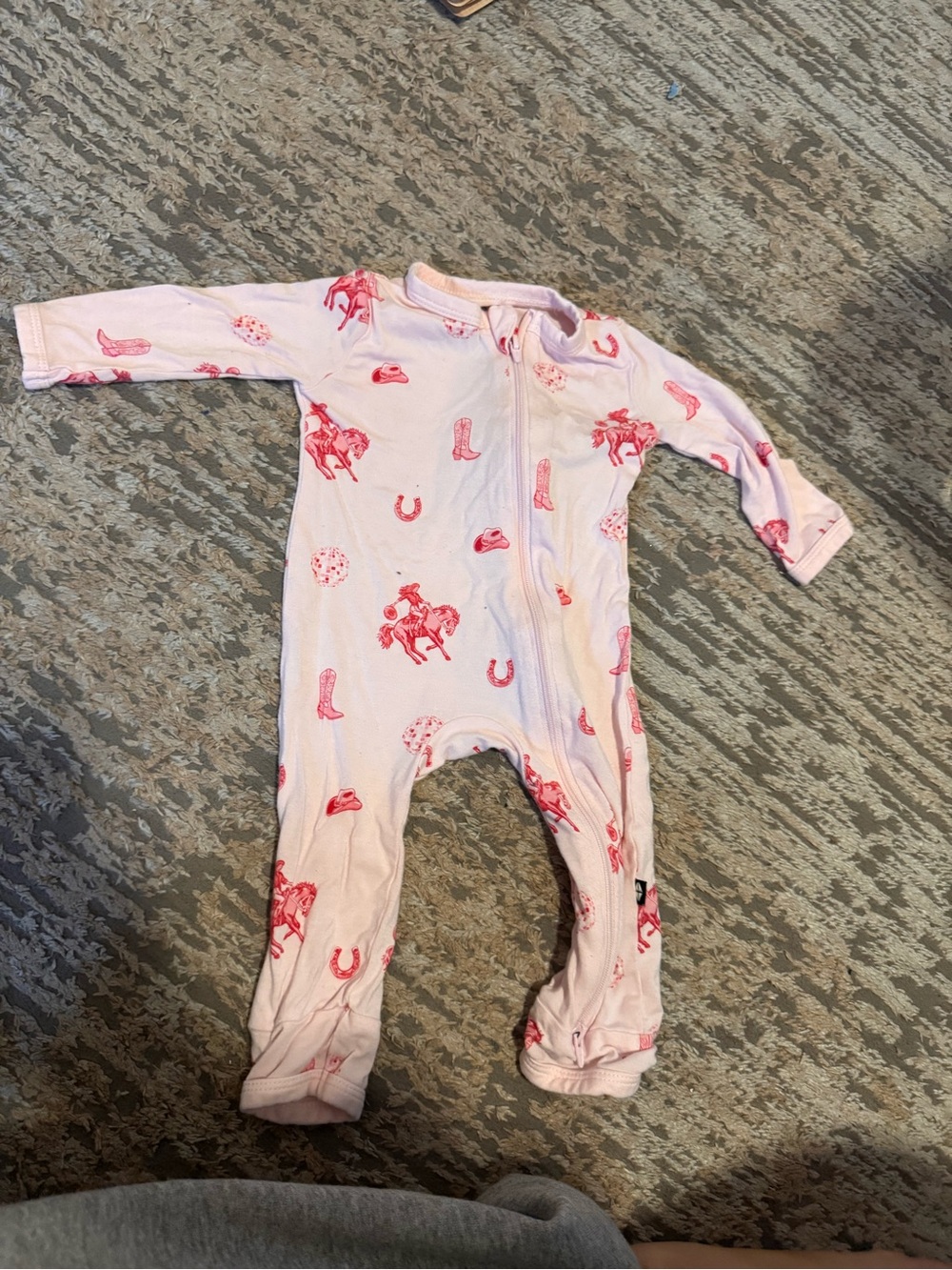 Kyte baby Zip One-Piece 3-6 month rodeo cowgirl